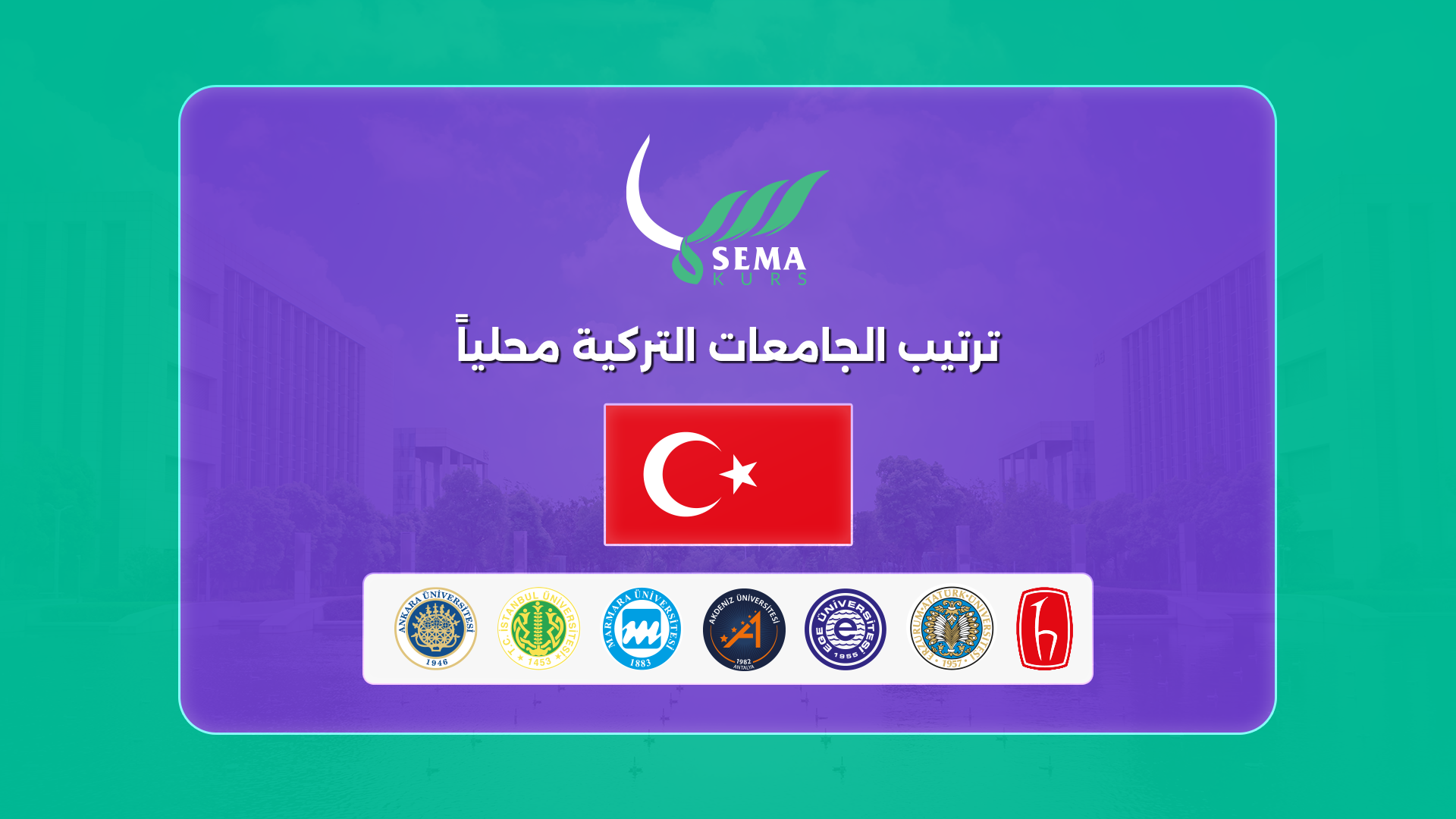 ترتيب الجامعات التركية محلياً